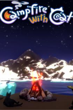 Campfire with Cat Free Download